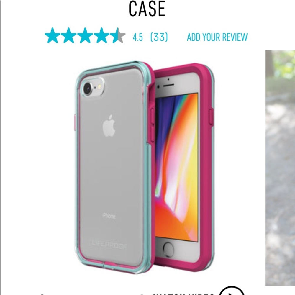 iPhone 7/8 lifeproof slam case